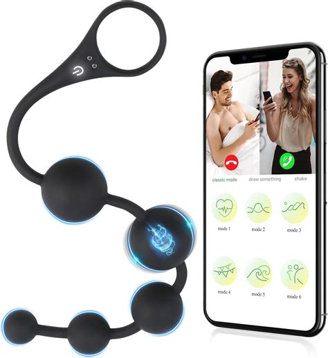 Amazon Anal Beads Vibrator Sex Toys App Remote Control Butt Plug G Spot Vaginal Prostate