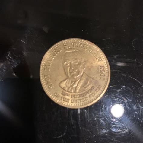 Vintage Harry S Truman Commemorative Coin Ebay