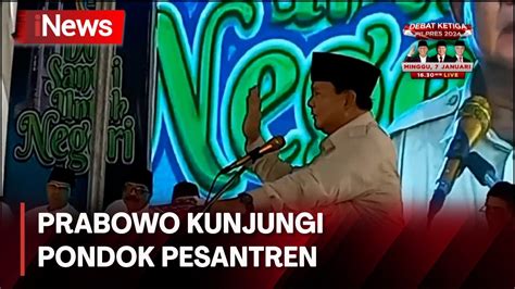 Prabowo Subianto Kunjungi Pondok Pesantren Zainul Hasan Genggong Di