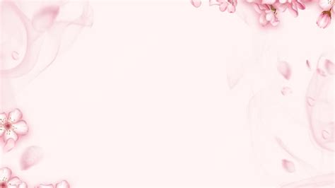 Pink Pastel Ink Painting Style Blooming Nature Floral Powerpoint ...