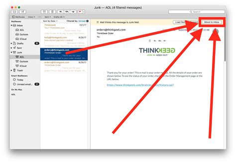 How To Move Email From Junk To Inbox On Mail For Mac