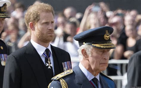 King Charles Iii Laughs Off Fan Asking Him To Bring Back Prince Harry