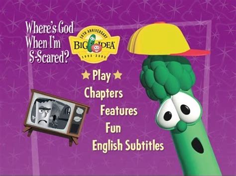 VeggieTales-Where's God When I'm S-scared? 10th Anniversary Menus - YouTube