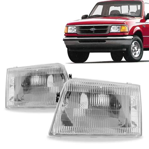 Farol Dianteiro Ford Ranger Lente Acr Lico