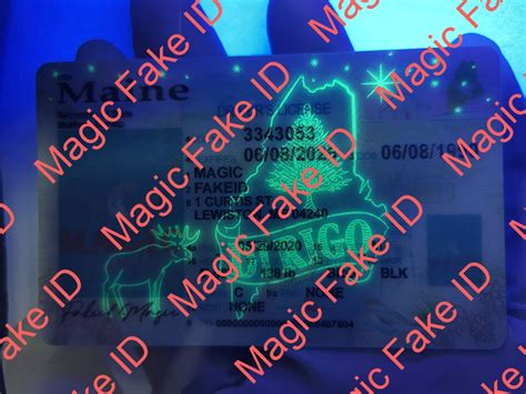 New Maine Driver License Magicfakes Scannable Fake Ids Magic Fake