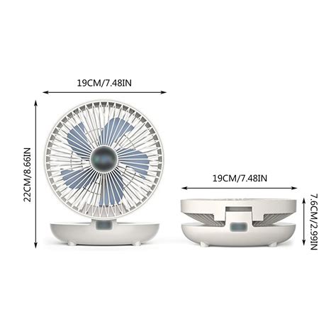 Desktop Wall Mounted Fan Outdoor USB Fan Portable Folding Fan Stand Fan ...