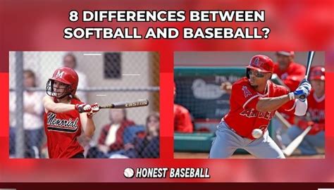 1 Difference Between Softball And Baseball Fields 2 Softball And Baseball Bats Lengths