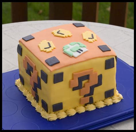 Mario Block Cake by theshaggyturtle on DeviantArt