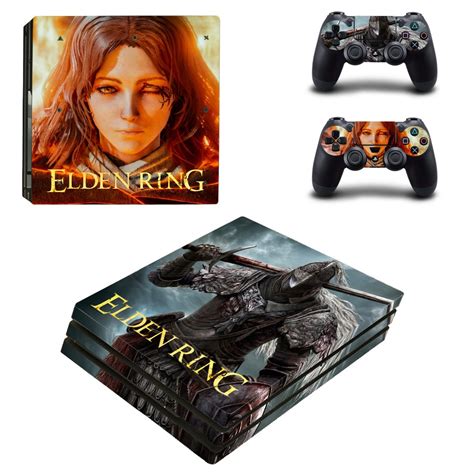 Elden Ring Decal Skin For PS4 Pro Console Controllers