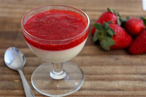 Panna Cotta Calda De Morango Essa Receita Funciona