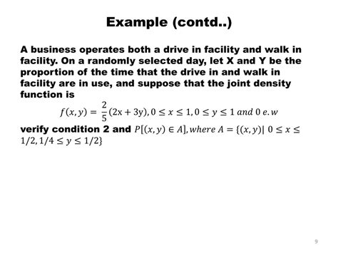 Ppt Mathematical Statistics Lecture Joint Probability