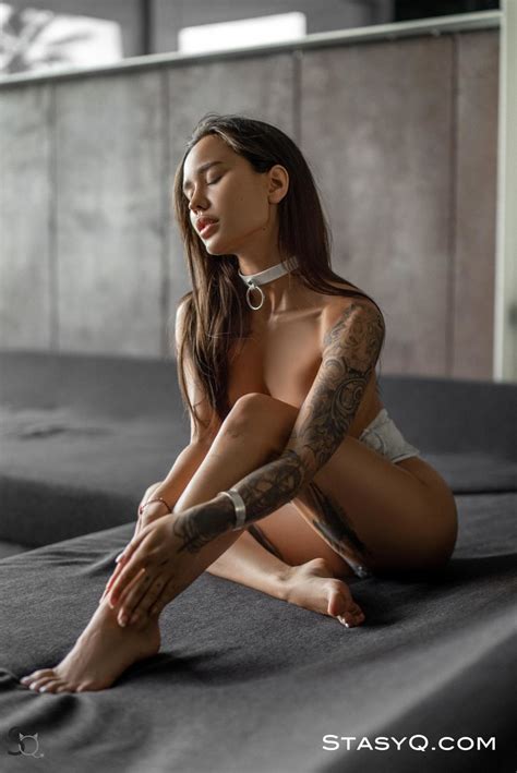 Alluring Babe Camilla Shows Off Her Tattooed Naked Body In A Hot Striptease CoedCherry