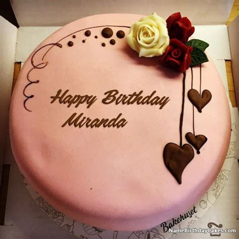 Happy Birthday Miranda Video And Images Happy Birthday Chocolate