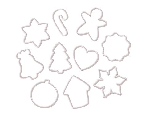 Forms for cookie cutting. Christmas cookie, homemade cookie, pastry