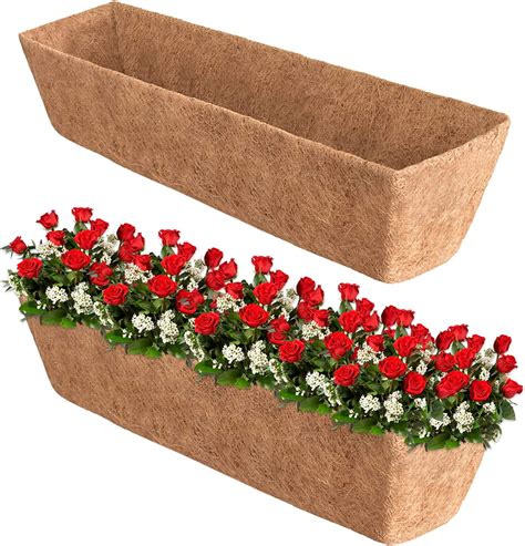 Namzi 2 Pcs 30 Trough Coco Fiber Replacement Liner Pre Formed Window Basket Coco Liner