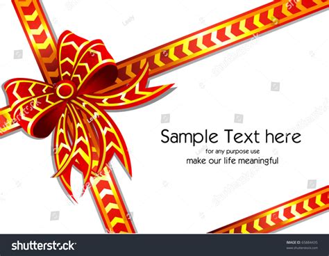 Colorful T Wrapping Ribbons And Bow Ties Stock Vector Illustration