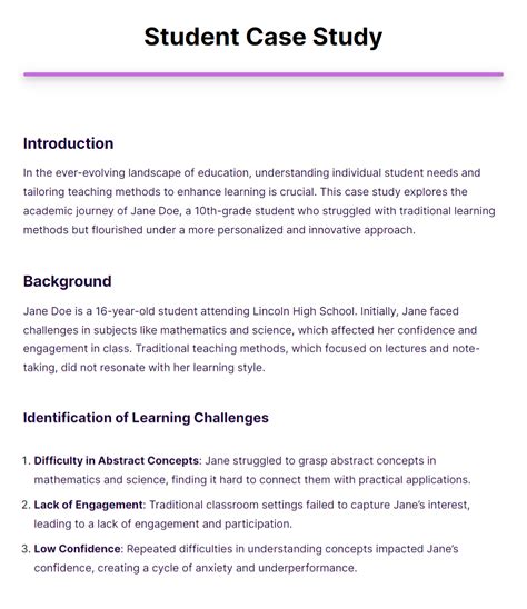 Student Case Study - 18+ Examples, Format, Benefits, Pdf