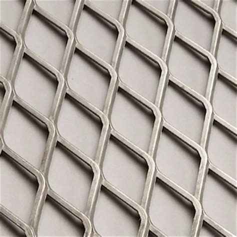 Diamond Wire Mesh Raised Expanded Metal For Trailer Wire Mesh