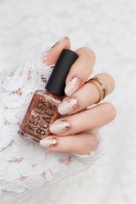 Nude And Rose Gold Nails SoNailicious