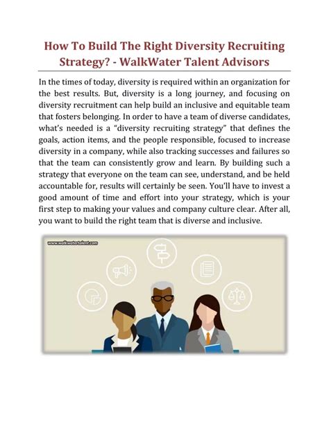 Ppt How To Build The Right Diversity Recruiting Strategy Walkwater