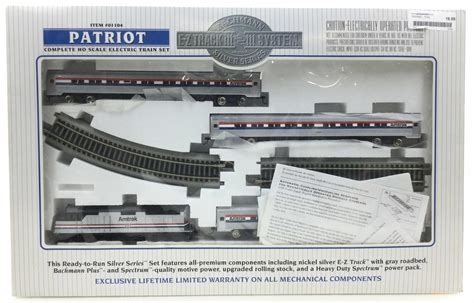 Lot Bachmann Silver Series Patriot Electric Train Set