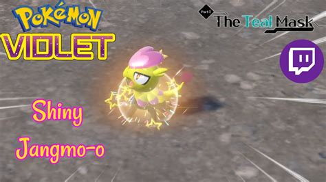 Shiny Jangmo O Pok Mon Scarlet Violet New Teal Mask Dlc Pok Mon Youtube