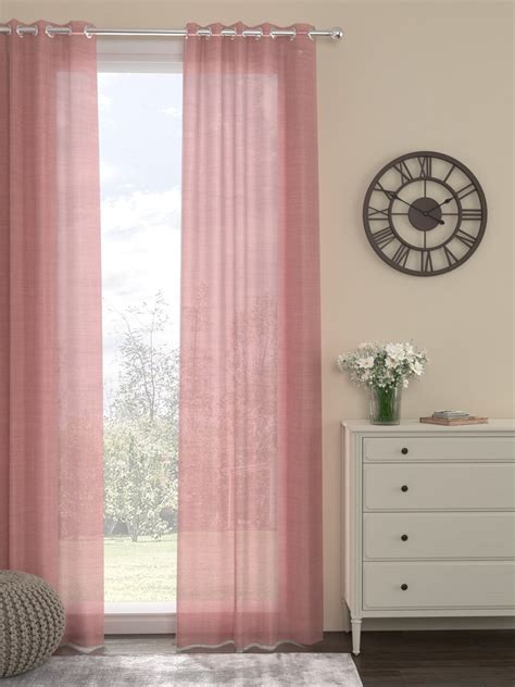 Buy ROSARA HOME Nude Coloured Sheer Door Curtain Curtains And Sheers For Unisex 20153808 Myntra