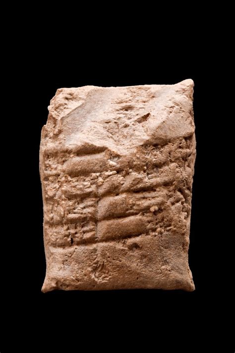 Sumerian Clay Tablet With Cuneiform Script Catawiki