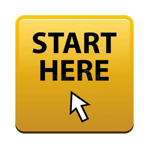 Start here stock photo. Image of personal, concept, sign - 40137032