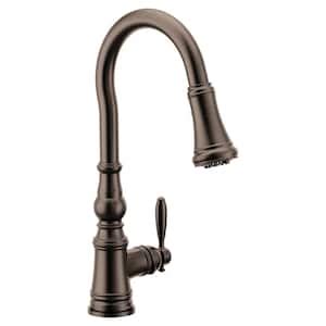 MOEN Coretta Single Handle Pull Down Sprayer Kitchen Faucet With Reflex