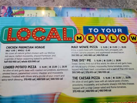 Menu At Mellow Mushroom Virginia Beach Pizzeria Virginia Beach