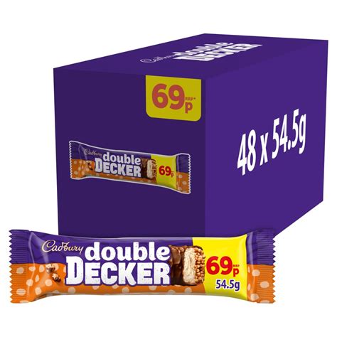 Cadbury Double Decker Chocolate Bar 69p Pmp 545g Bb Foodservice