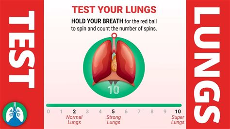 Test Your Lung Capacity Healthy Lung Test At Home Youtube