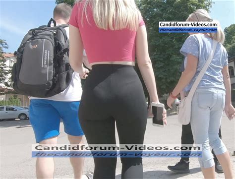 Stunning Blonde In Tight Spandex Candidforum Videos