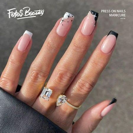 Fofosbeauty 24 Pcs Short False Nails Press On Nails Designs 2023