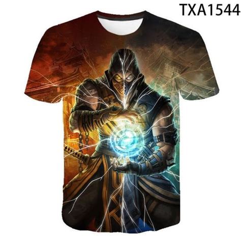 T Shirts D T T Shirt Du Film Mortal Kombat D Pour Hommes Femmes Et