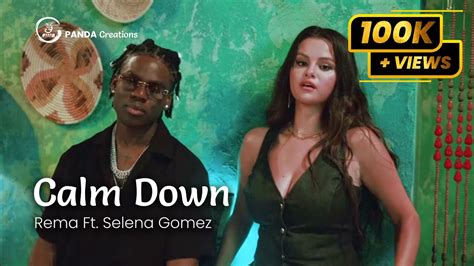 Rema Selena Gomez Calm Down Lyrics YouTube