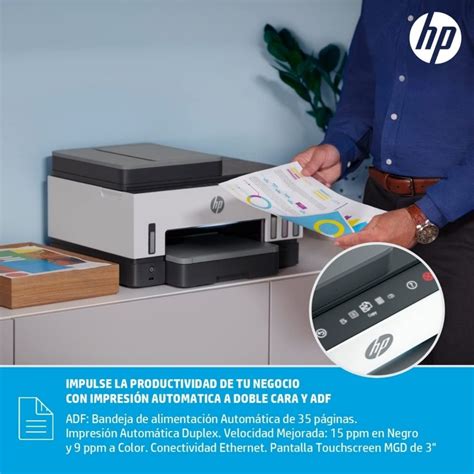 Hp Impresora Multifuncional Smart Tank De Sistema Continuo D Plex