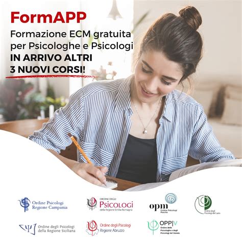 FormAPP Formazione ECM Gratuita Per Psicologhe E Psicologi