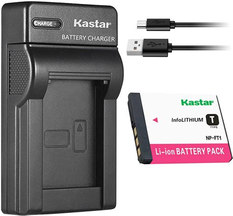 Amazon Kastar Pack Np Ft Battery And Slim Usb Charger