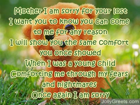 I Am Sorry Poems For Mom