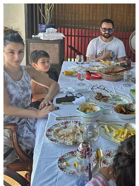 Saif Ali Khan's Sunday brunch with Soha Ali Khan and family is all things dreamy | Times of India