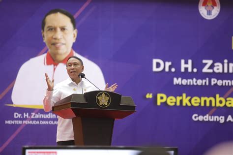 Beri Kuliah Umum Di Unsyiah Menpora Amali Dorong Keterlibatan