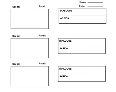 Google Docs Storyboard Template