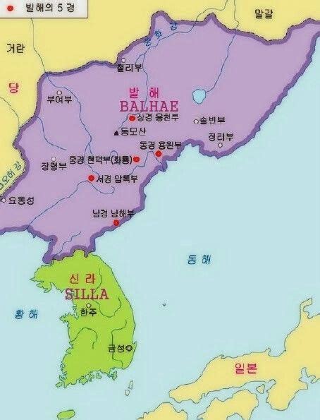 Silla Korea Map