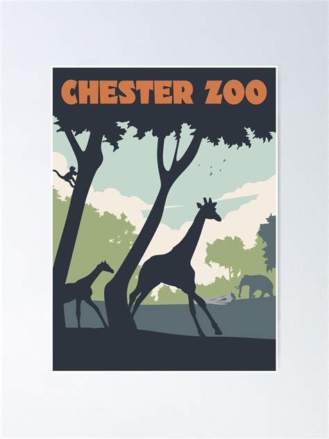 "National Park Chester Zoo Poster" Poster for Sale by demancharle ...