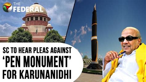 Read all Latest Updates on and about kalaignar pen statue controversy