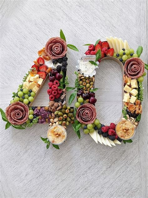 Diy Charcuterie Numbers And Letters