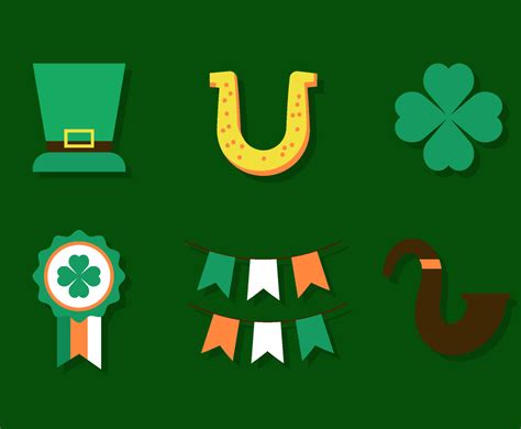 St Patricks Day Icons Freevectors