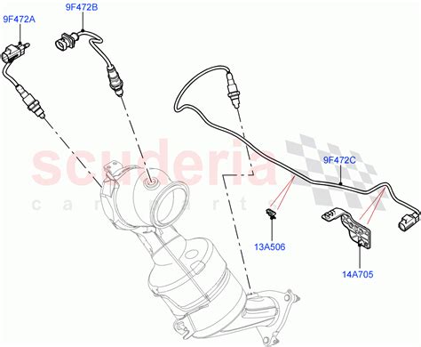 Exhaust Sensors And Modules 2 0L I4 Mid DOHC AJ200 Petrol Japan DBA